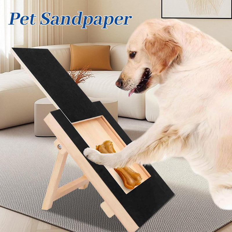 10 Pcs Dog Nail Scratch Board Sandpaper Replacement, 35 * 25cm Scratchboard Sheets Dog Scratcher Pad Replacement Sand Paper for Pets Nail Care