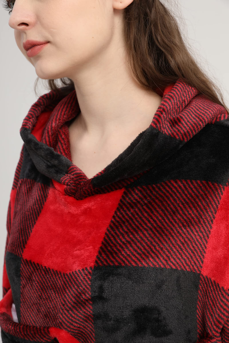 LINYUCHEN Cat Pouch Hoodie Large Pet Pouch Sweatshirt Puppy Kitten Holder Carrier Pullover Tops for Women Medium Red - PawsPlanet Australia