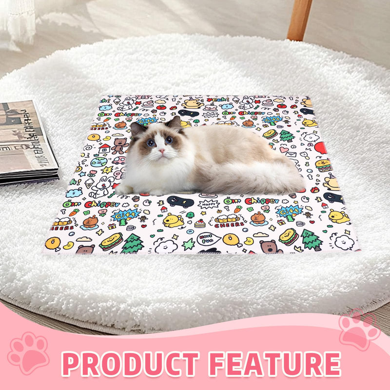 3 Pcs Cat Grooming Wrap, Self Adhesive Calm and Cozy Cat Wrap for Cutting Nails (21in-13in) - PawsPlanet Australia
