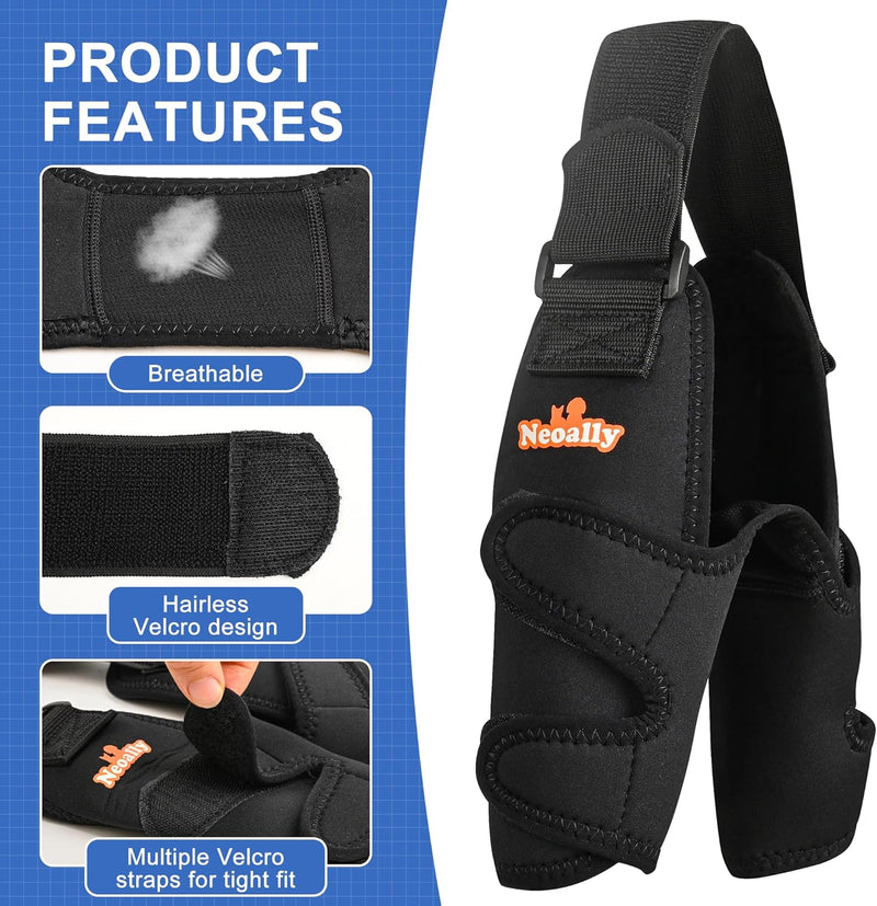 Dog Elbow Braces for Offers Elbow Support and Protection, Brace for Elbow Arthritis, Hygroma, Dysplasia, Shoulder Dislocation, Elbow Wound Healing, et - (Left Leg,M) Left Leg Medium - PawsPlanet Australia