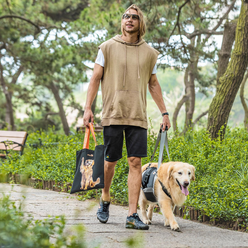 Dog Lift Harness for Large Dogs,Full Body Dog Sling Carrier with Handle,for Up Stairs/Back Legs Support/Dogs Joint Injuries/Arthritis/Nail Clipping L - PawsPlanet Australia