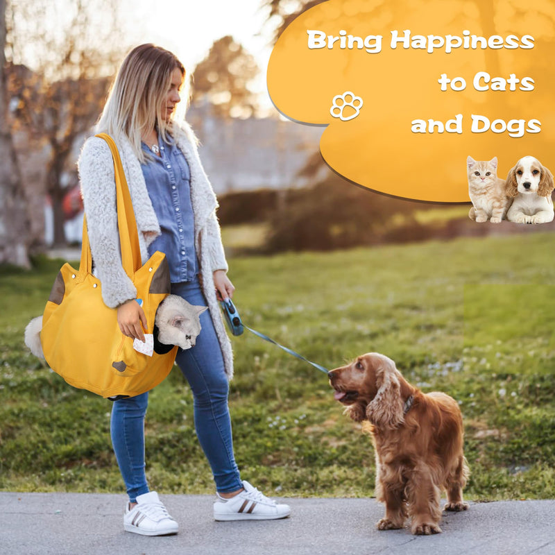 Cat Carrier for Small Pets 10-15lbs, Dog Carrier with Soft Padding Safety Buckles Storage Pouch for Travel Outdoor - PawsPlanet Australia