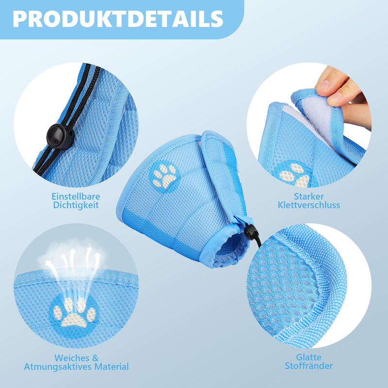 Cat Collar, Adjustable, Cat Recovery, Prevents Licking Wounds, Collar Soft Protective Cone Protective Collar for Cats, Puppies, Small Dogs (S) S