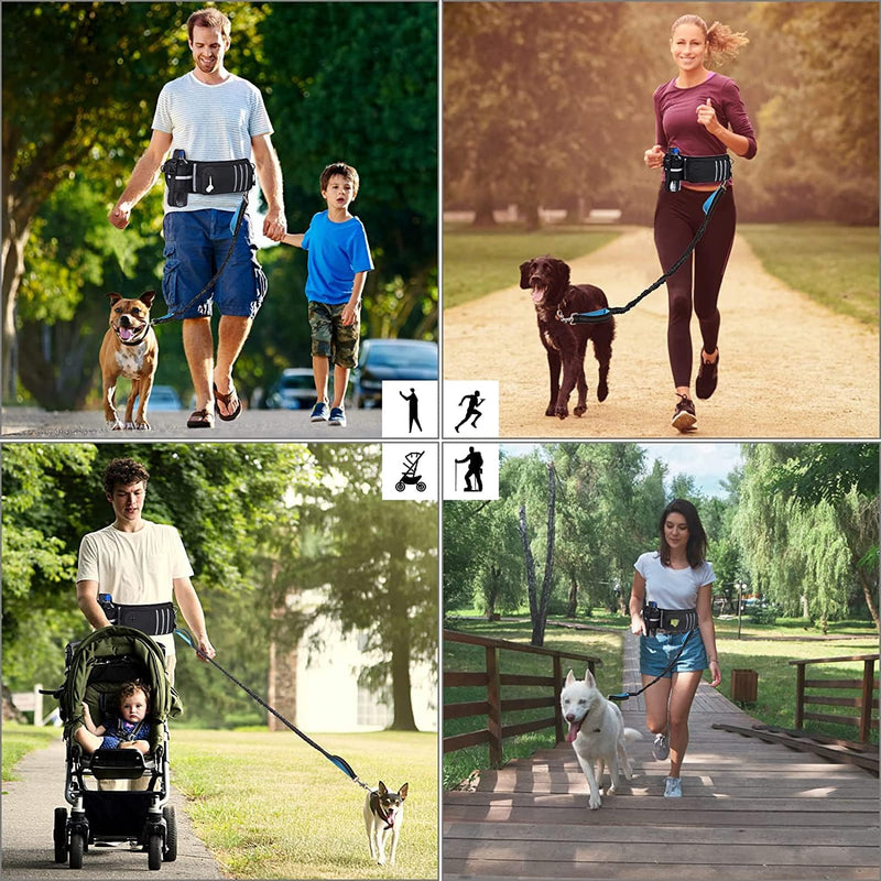 Hands Free Dog Leash Waist Leash for Dog Walking Bungee Leash Dog Running Belt for Small & Medium Dogs, 10-50 lbs Fanny Pack for Walker Hiking Jogging… orange - PawsPlanet Australia