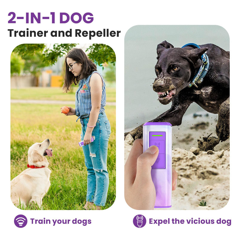 HOPFROG Ultra-Sonic Bark Deterrent for Dogs - Effective Anti Barking Device with 50ft Range, Humane Training Tool for Small/Medium/Large Dogs, Indoor & Outdoor Use - PawsPlanet Australia