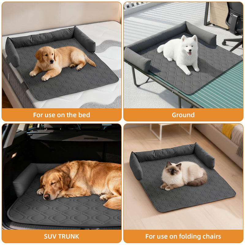 Hair-Resistant Dog Couch Bed Covers Removable Pet Sofa Bed Machine Washable Scratch-Resistant Waterproof Non-Slip Easy-Clean Dog Couch Cover - All Seasons Universal - PawsPlanet Australia