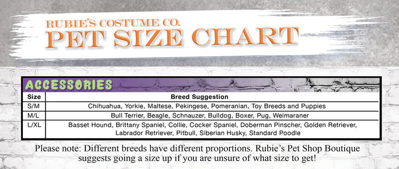 Rubie's Fancy Rainbow Pet Collar Medium/Large - PawsPlanet Australia