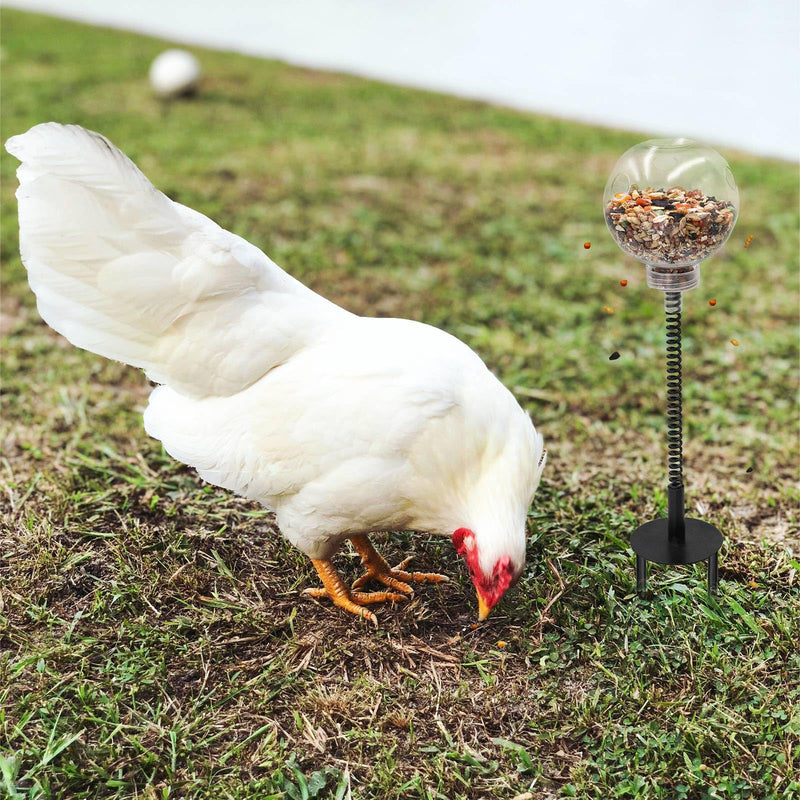 2 Pack Chicken Peck Toy, Chicken Enrichment Toys, Chicken Swing Feeder, Chick Slow Feeder Toy, Chicken Coop Toys for Hens Poultry Duck Birds Parrots