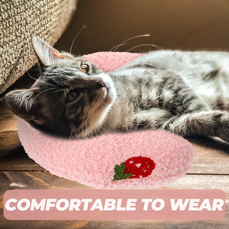 BESTOYARD 4-Piece Set of Large Neck Pillows for Cats with Soft Polyester Filling and PP Cotton, Protective for Cervical Spine, for Small and Disabled Pets