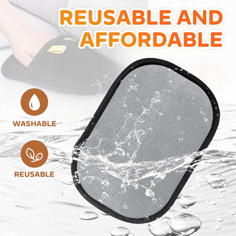 Reusable Pet Hair Remover Gloves – Electrostatic Lint & Fur Removal, Machine Washable Cleaning Gloves for Furniture, Clothes & Car(Black) Black - PawsPlanet Australia