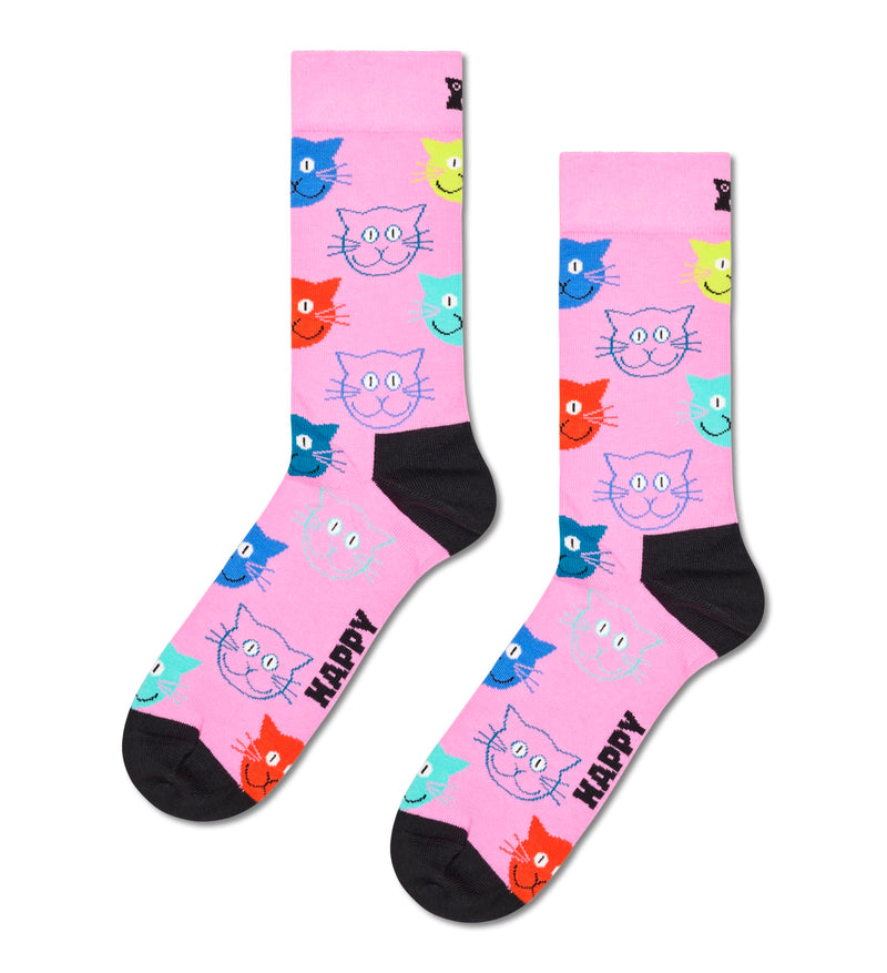 Happy Socks 5-Pack Pattern Socks Medium-Large Black - PawsPlanet Australia