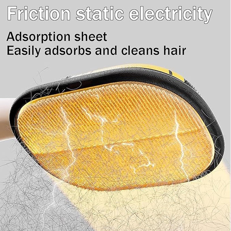 Magic Brush Pet Hair, Electrostatic Gloves Pet Hair Removal Glove, 2025 Upgrade Reusable Double Sided Grooming Glove, pet Hair Remover electrostatic Gloves for Grooming, Deshedding - PawsPlanet Australia