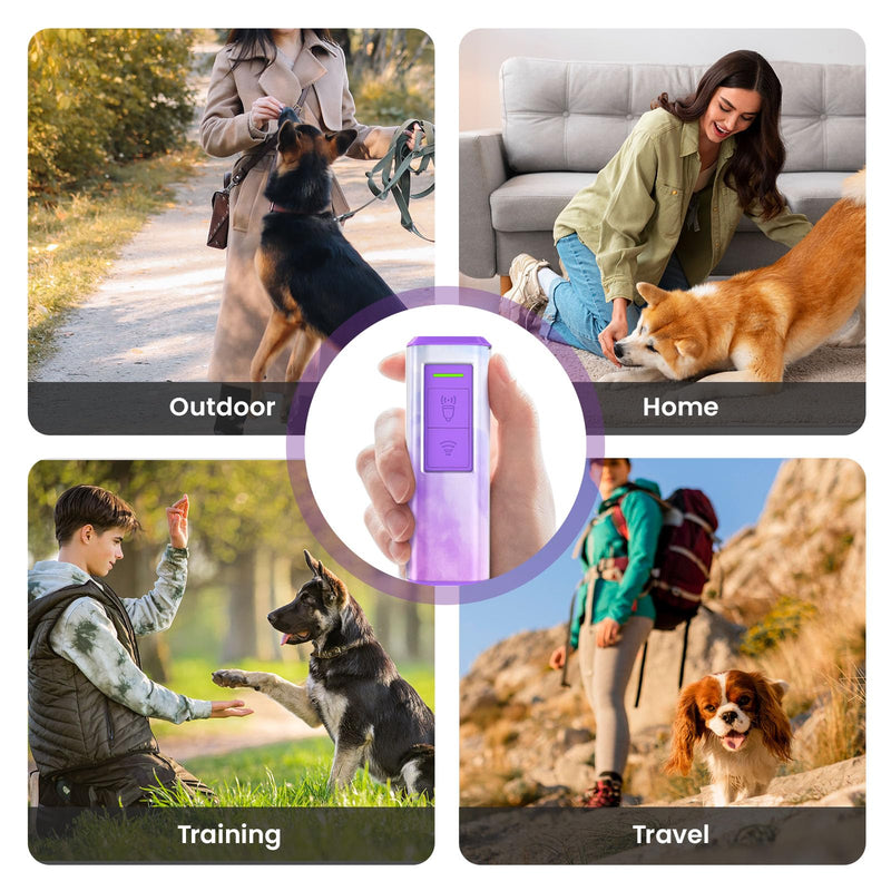 HOPFROG Ultra-Sonic Bark Deterrent for Dogs - Effective Anti Barking Device with 50ft Range, Humane Training Tool for Small/Medium/Large Dogs, Indoor & Outdoor Use - PawsPlanet Australia