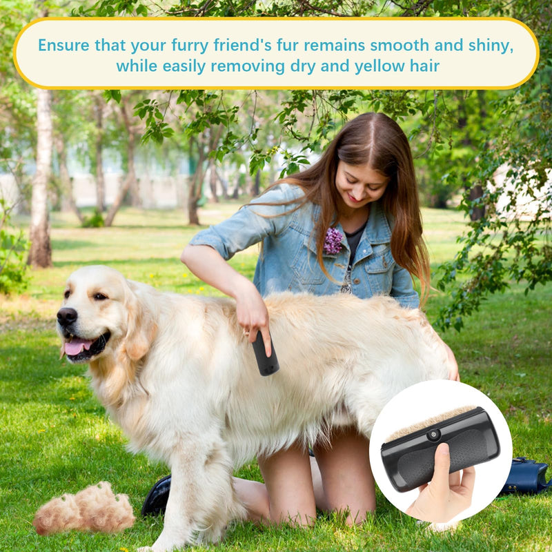 2025 Upgrade Deshedting Dog Brush & Cat Brush - Dog Undercoat Brushs with Comfort Grip, Pet Hair Removal Tool for Shedding - Fits Short Hair Pets (4 Inches) - PawsPlanet Australia