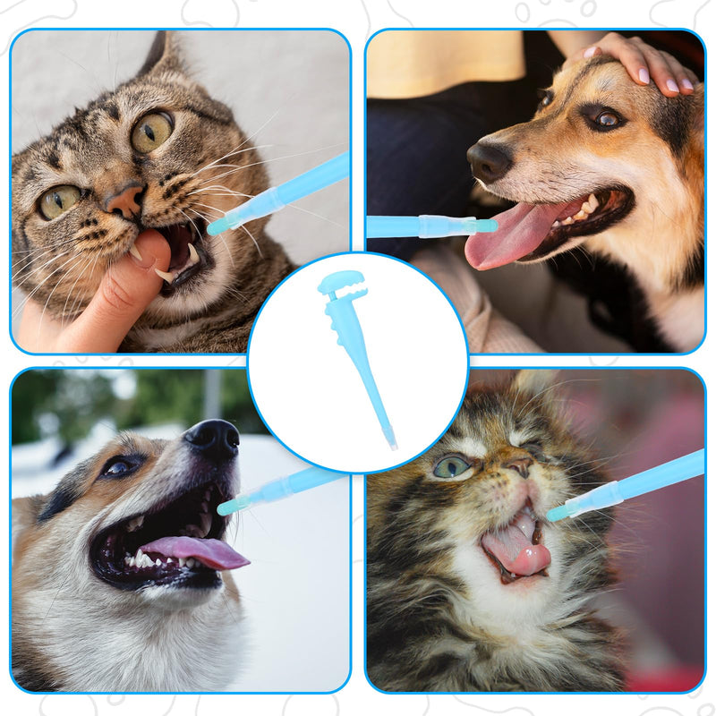 Pet Pill Shooter for Cat Safe Easy Pill Popper Pet Medical Feeding Dispenser Tool Dog Piller Medicine Feeder with 2 Premium Soft Silicone Tips for Cats Puppies and Small Animals - PawsPlanet Australia