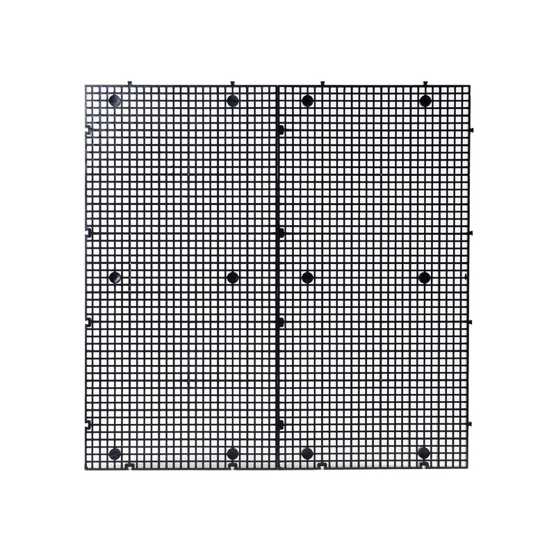 ALEGI Aquarium Grid Isolate Board Divider Fish Tank Bottom Black Filter Tray Plastic Crate (8pcs Black) 8pcs Black - PawsPlanet Australia