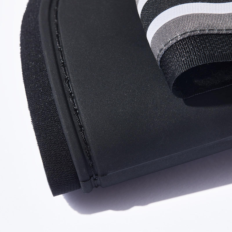 HORZE Adepto Open Front Tendon Boots | Durable Shell with Neoprene Lining - Black - Horse