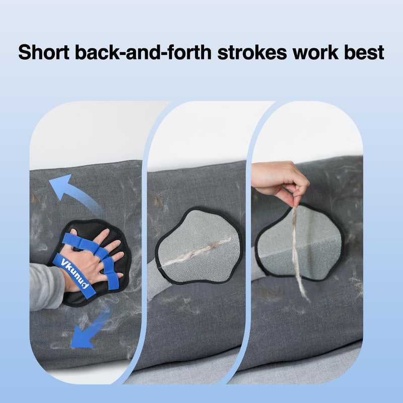 Pet Hair Removal Glove for Dogs & Cats, Electrostatic Pet Hair Remover Glove for Couch, Clothes, Carpet, and Car Seats, Reusable Magic Brush Pet Hair 1PCS - PawsPlanet Australia