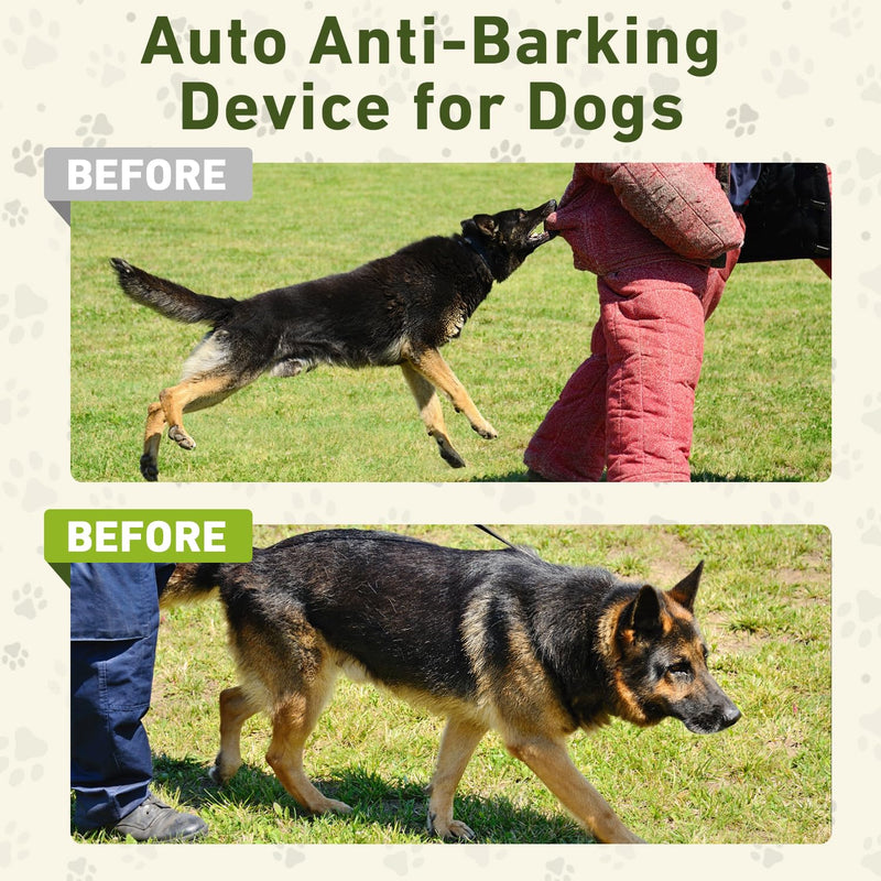 Dog Barking Deterrent Devices, Anti Barking Device, Ultrasonic Dog Barking Control Devices, Anti Barking Device Indoor Outdoor with 4 Modes Up to 50 Ft, Dog Barking Silencer