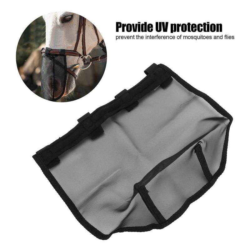 Hztyyier Horse Nose Cover, Horse Nose Net Horse Supplies Horse Cover Breathable for Horse Face (l) L - PawsPlanet Australia