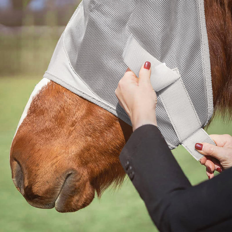 Horse Fly Mask Breathable with UV Protection Mesh for Horse - PawsPlanet Australia