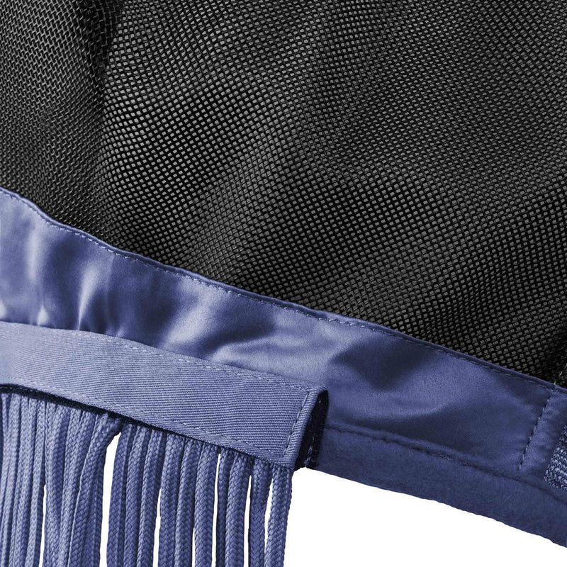 Horze Fly Mask with Detachable Nose Fringe - Velvet Morning - XL