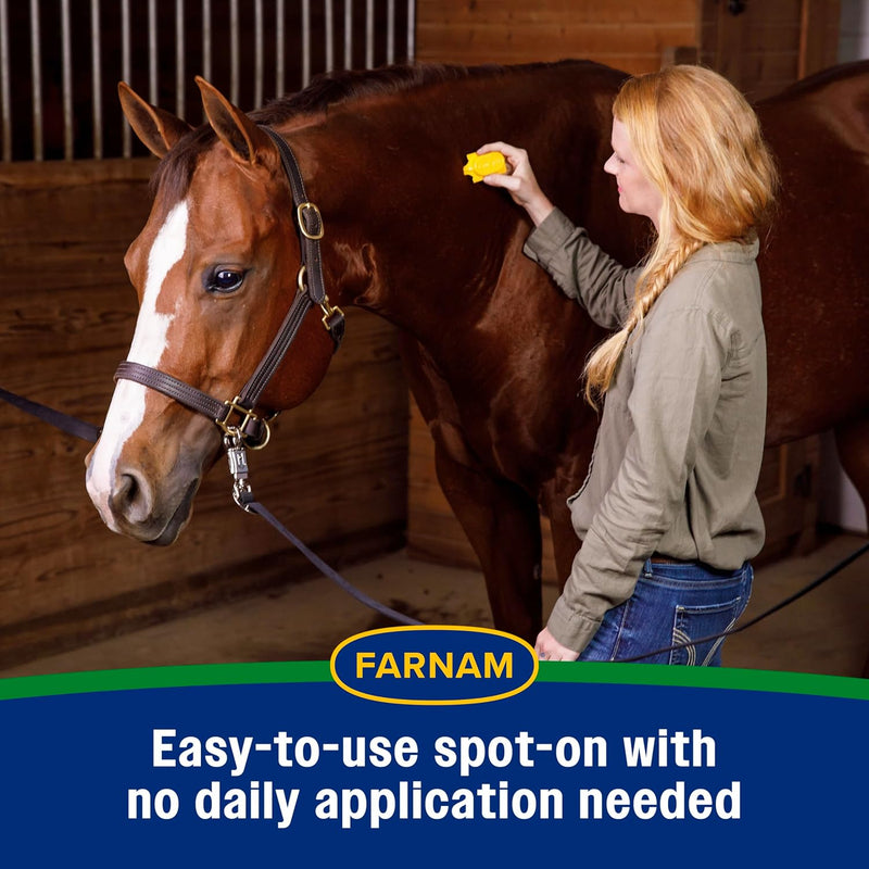 Farnam Equi-Spot Spot On Protection for Horses, 12-Week Supply with 6 Applications 12 week supply - PawsPlanet Australia