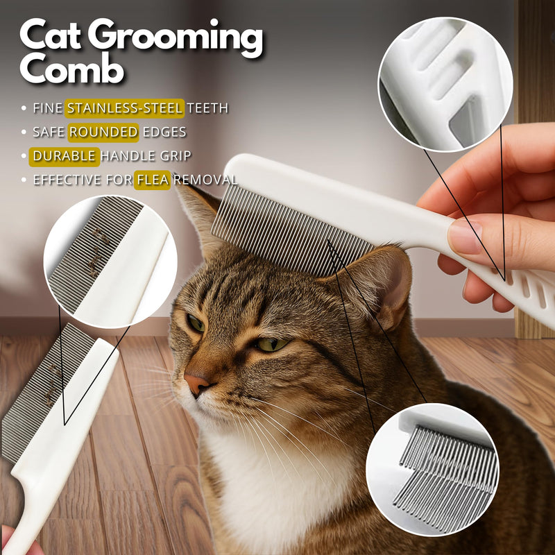Pet Hair Removal Gloves for Cats & Dogs – 2 Gloves, 2 Hangers & 1 Comb, Double-Sided Reusable Electrostatic Mitts for Couch, Carpet & Car Seat - PawsPlanet Australia