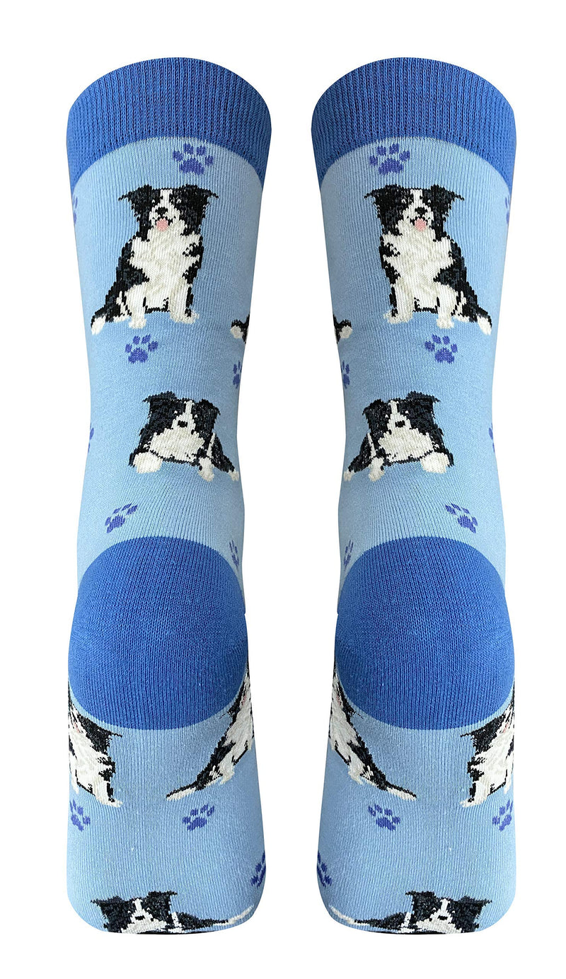 E&S Imports Pet Lover Socks - All Season - One Size Fits Most - for Women and Men – Cat and Dog Gifts Border Collie - PawsPlanet Australia
