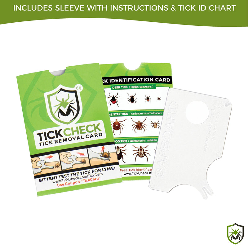 Tick Remover Card - Wallet Sized Tick Removal Tool with Free Tick ID Card & Testing Information - for People, Dogs, Cats (1 Pack) 1 - PawsPlanet Australia
