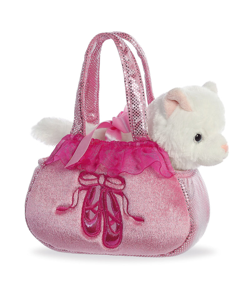Aurora, 32828, Fancy Pal, Ballet Cat, 8In, Soft Toy, Pink and White - PawsPlanet Australia