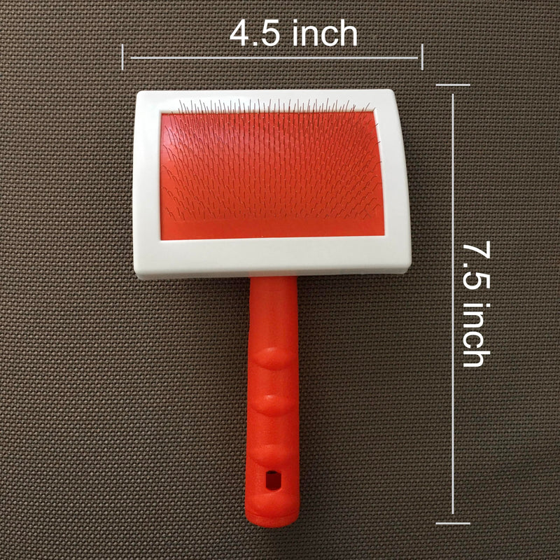 JUSPRO Sheepskin Rug Brush Red L