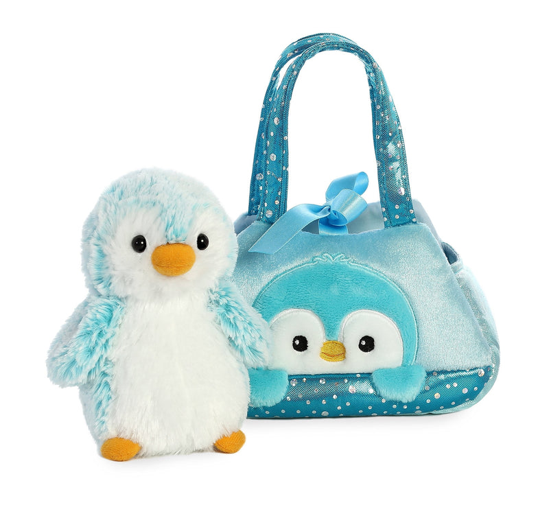 Aurora - Pet Carrier - 7" Pom Pom Blue Carrier - PawsPlanet Australia
