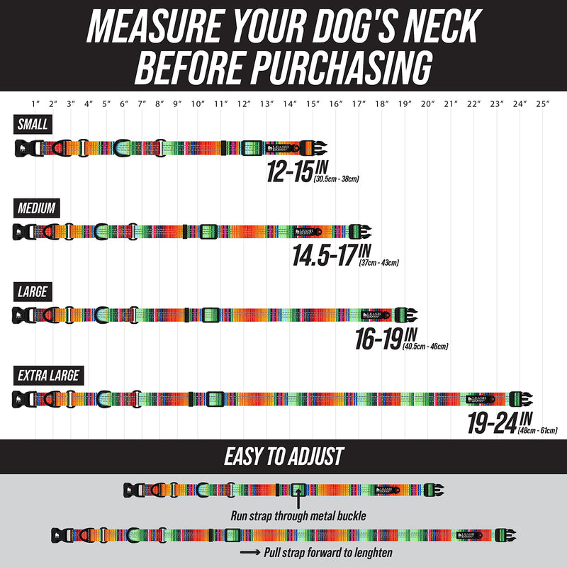 Leashboss Martingale Collar for Dogs | Reflective Nylon Dog Collar for Large Dogs, Medium and Small Dogs | No Pull Pet Training Collar | Quick Release Buckle, Adjustable Pet Collar Medium (14.5-17" Neck x 1" Wide) Purple/Pink - Space - PawsPlanet Australia