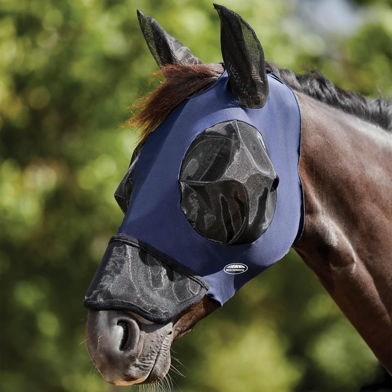 WeatherBeeta ComFiTec Luxe Bug Eye Saver with Ears and Nose, Navy/Black, Full