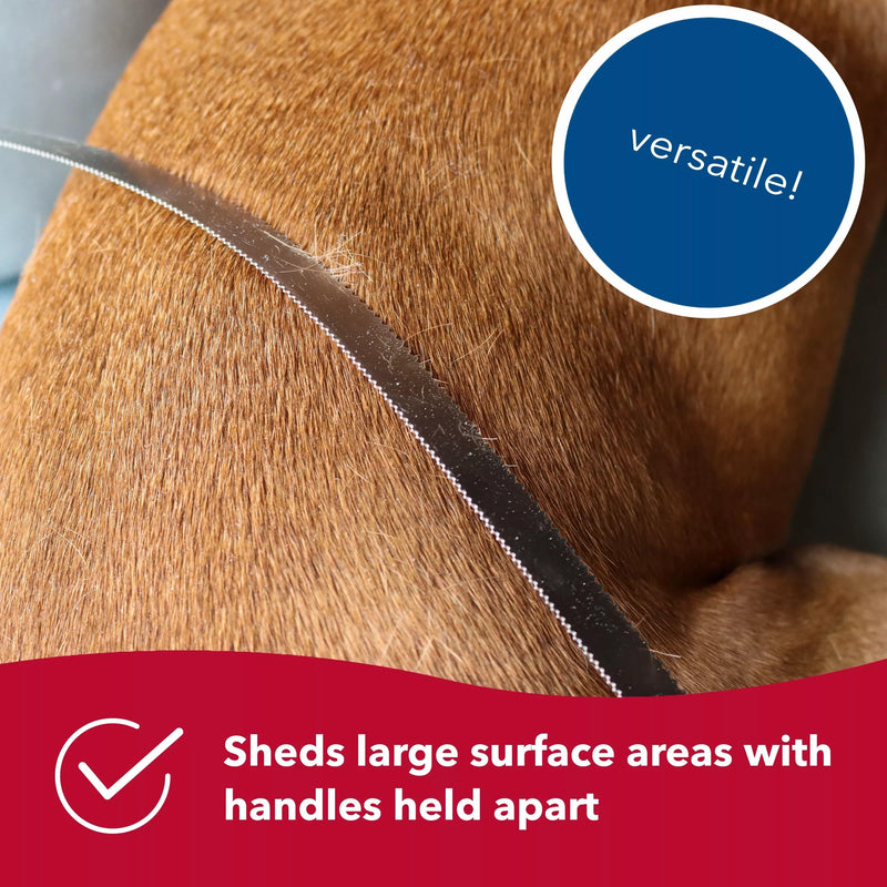 Coastal Pet Safari Dual-Sided Dog Shedding Blade - Stainless Steel Grooming Blade for Thick Coats - for Dogs with Short and Long Hair - Medium-Large - 10" x 3.25" 1-Pack NO Color - PawsPlanet Australia