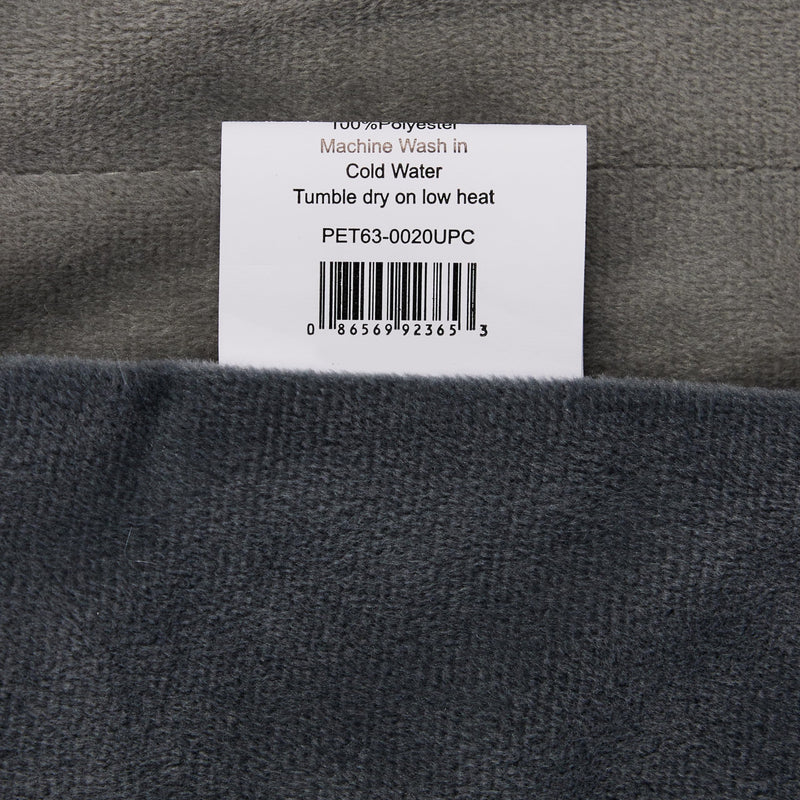Friends Forever Durable Dog Blanket for Couch Protection, Two Tone Reversible Pet Hair Resistant Blanket for Dogs Cats Bed Kennel Crate Car Seat - Soft Velvet, Warm Fleece, Bailey 53" x 42" 53" x 42" Light Grey/Dark Grey - PawsPlanet Australia