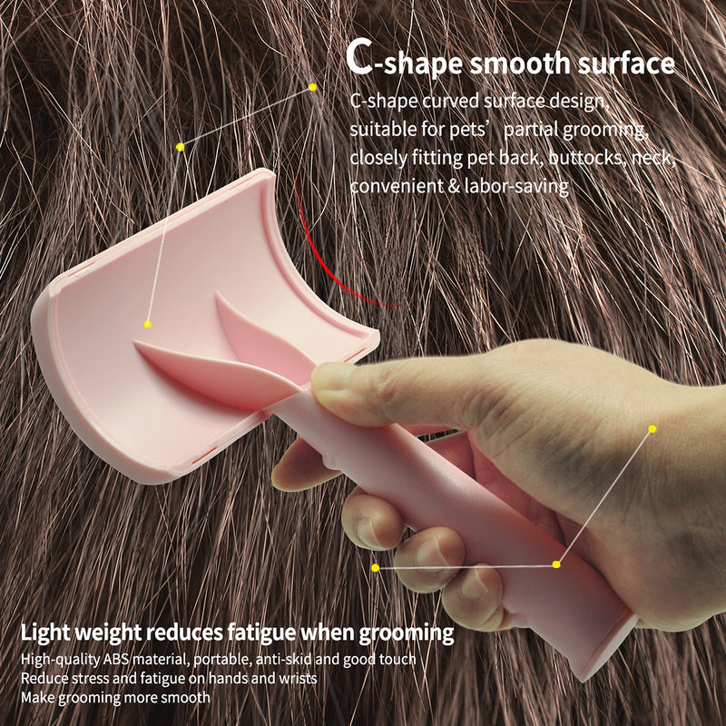 Dog Metal Grooming Comb 7.5inches and Extral Long Pin Slicker Brush For Doodles - PawsPlanet Australia