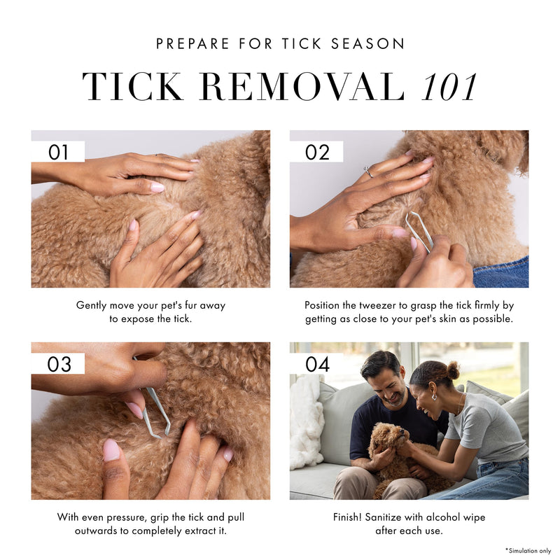 Tweezerman Dog and Cat At Home Tick Removal Tweezer for Pets - PawsPlanet Australia