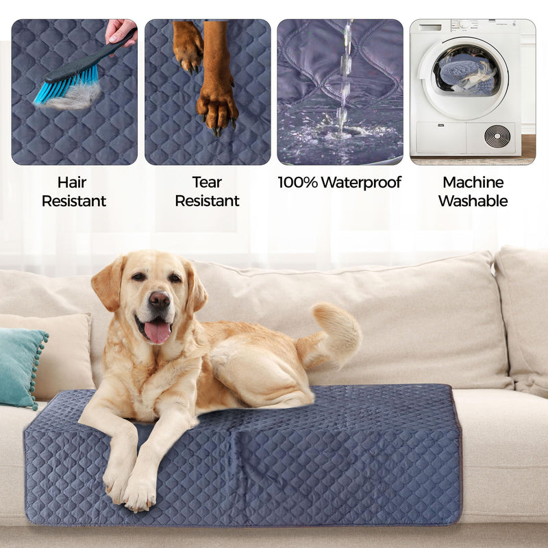 Waterproof Dog Blanket, Dog Blanket for car, Waterproof cat Bed, Pet Couch Covers, Waterproof Blanket for Sofa, Furniture Protectors, Outdoor Picnic, Incontinent Bed Protector, 7 Layers - PawsPlanet Australia