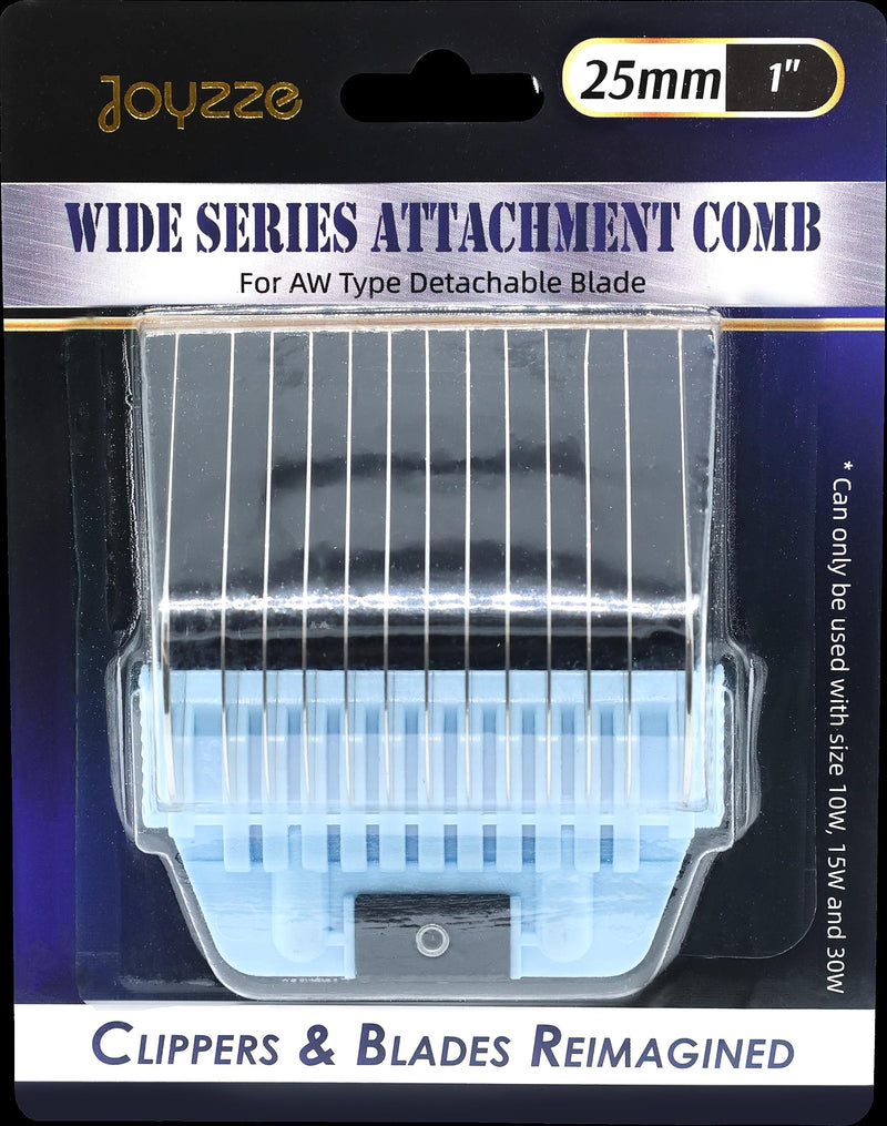 A Series Wide 25mm (1 inch) Metal Comb - Professional Dog Grooming Blades for Smooth Coat - Durable and Precise for Trimming and Finishing - Compatible with A Series Clippers A Series Wide 25mm 1" Metal Comb - PawsPlanet Australia