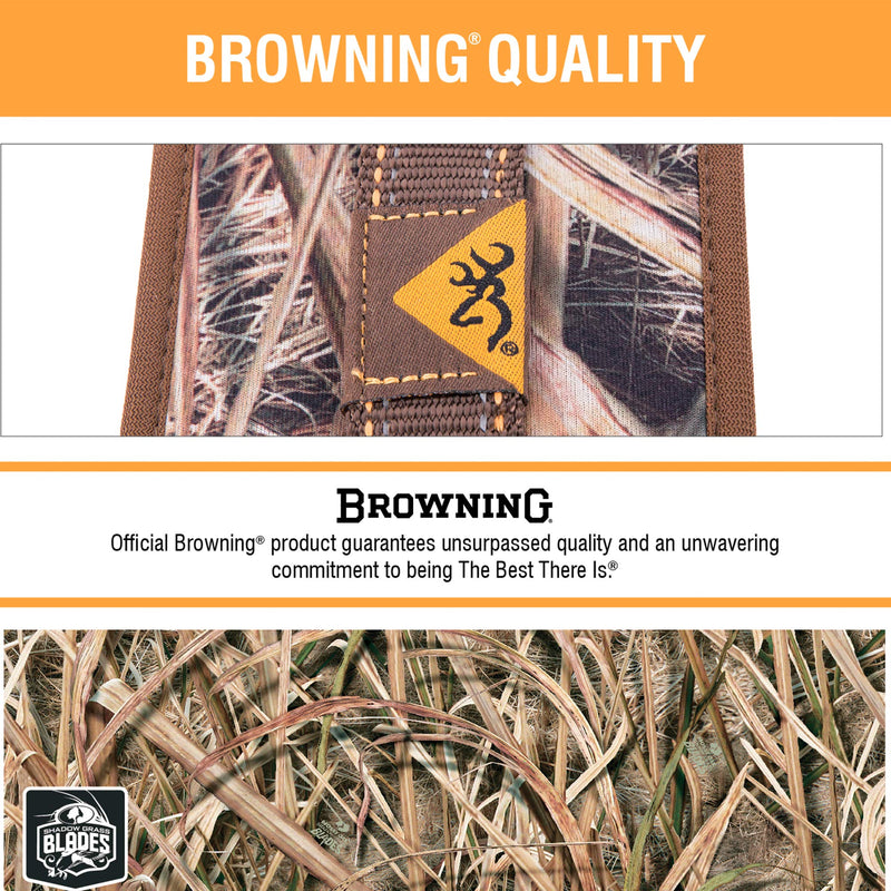 Browning Camo Dog Harness, No Pull Adjustable Reflective Pet Walking Vest Small Shadow Grass Blades - PawsPlanet Australia