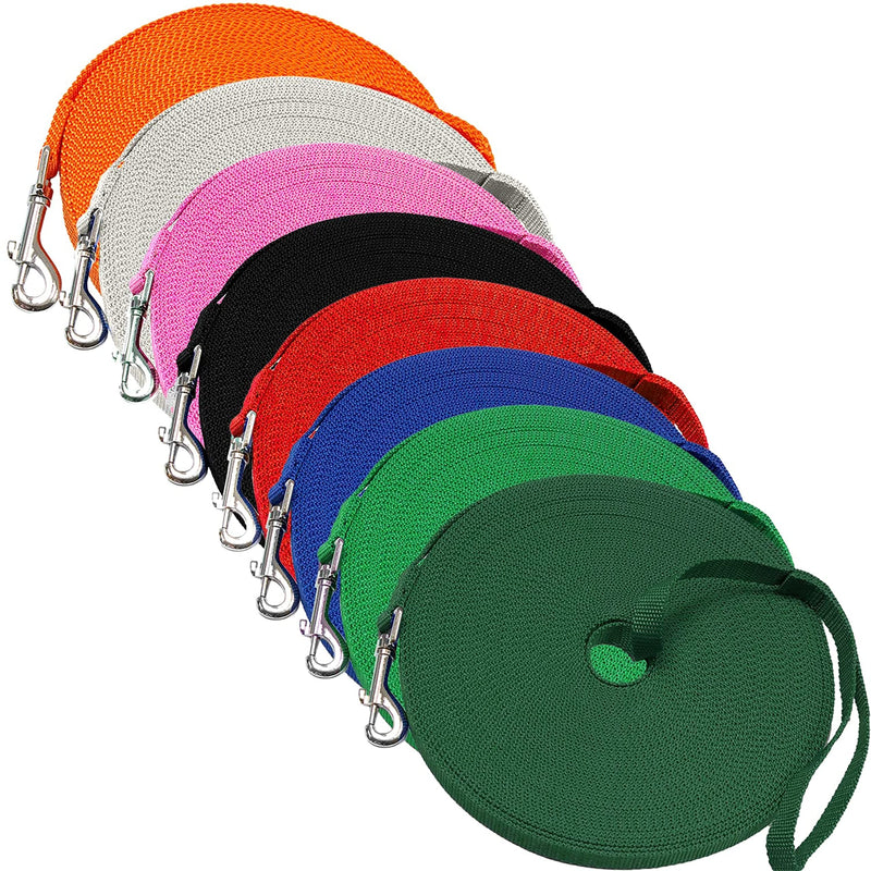 Downtown Pet Supply - Long Dog Leash - 50 ft Hunter Green Nylon Dog Training Leash 50 Foot - PawsPlanet Australia