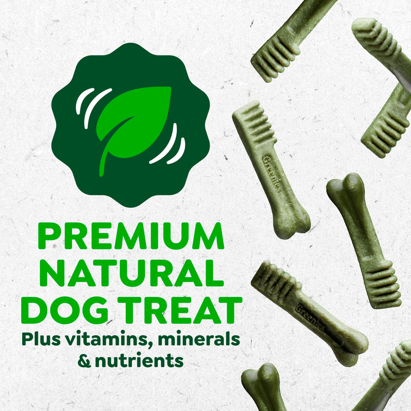 Greenies Veterinarian-Recommended Adult Natural Dental Dog Treats Regular Size, Weight Management Dog Dental Chews, 27 oz. Pack, 27 Count 27 Count (Pack of 1)