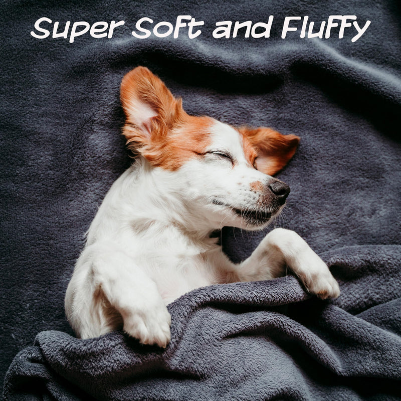 PETMAKER Waterproof Pet Blanket - 50x60-Inch Reversible Sherpa Fleece Throw Protects Couches, Cars, and Beds from Spills, Stains, and Fur (Cream) Medium Cream - PawsPlanet Australia
