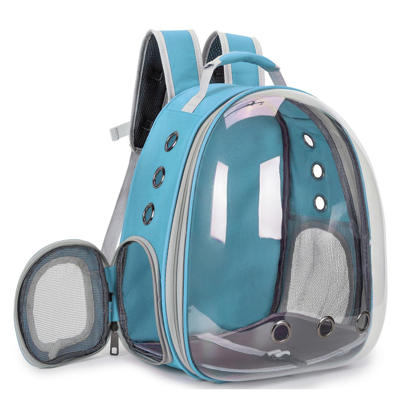 Cat Bubble Backpack Carrier for Small Medium Dogs Cats Carrying Bag, Airline Approved Pet Travel Carrying Bag Dog Hiking Walking Outdoor Backpack (Blue) Blue - PawsPlanet Australia