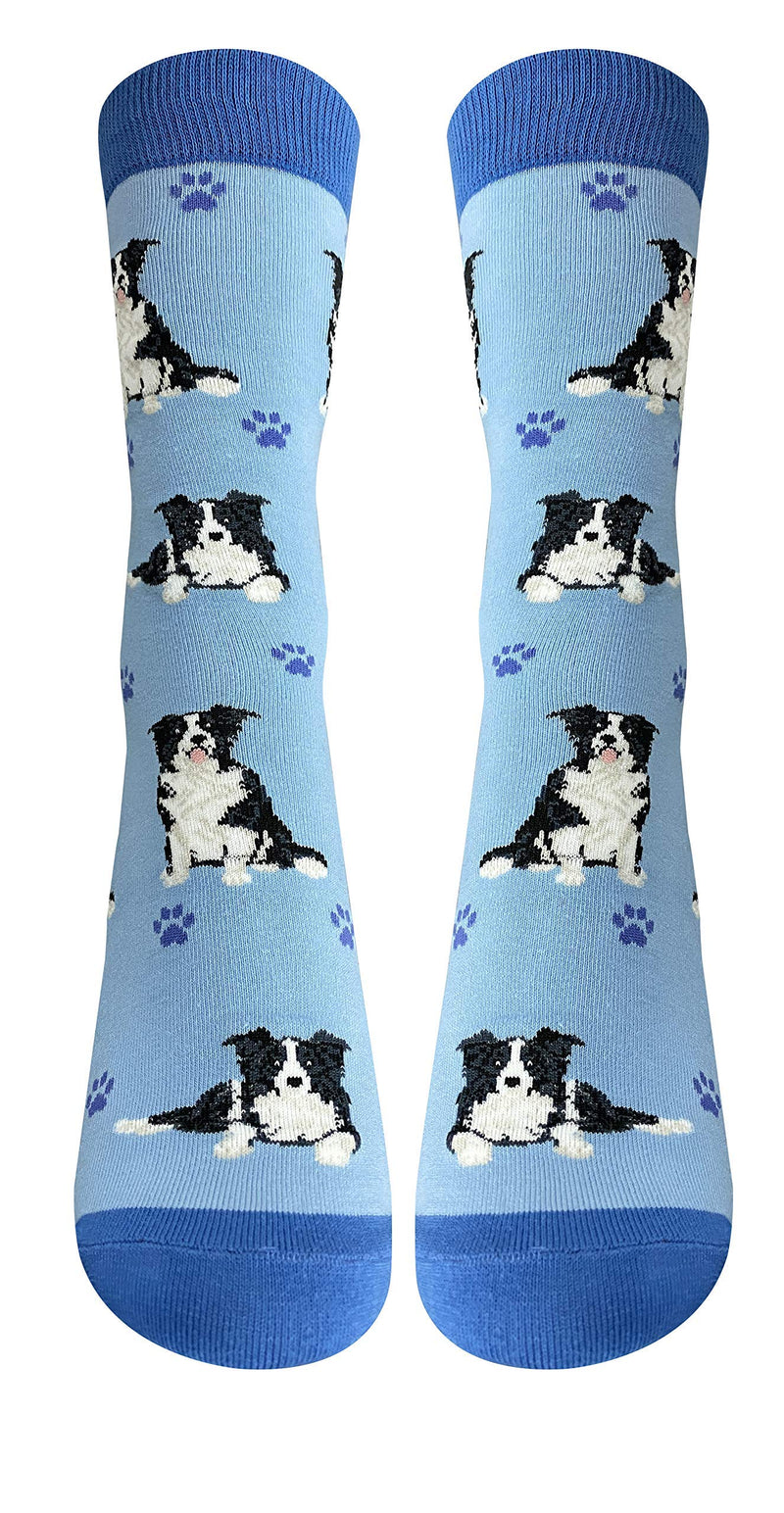 E&S Imports Pet Lover Socks - All Season - One Size Fits Most - for Women and Men – Cat and Dog Gifts Border Collie - PawsPlanet Australia