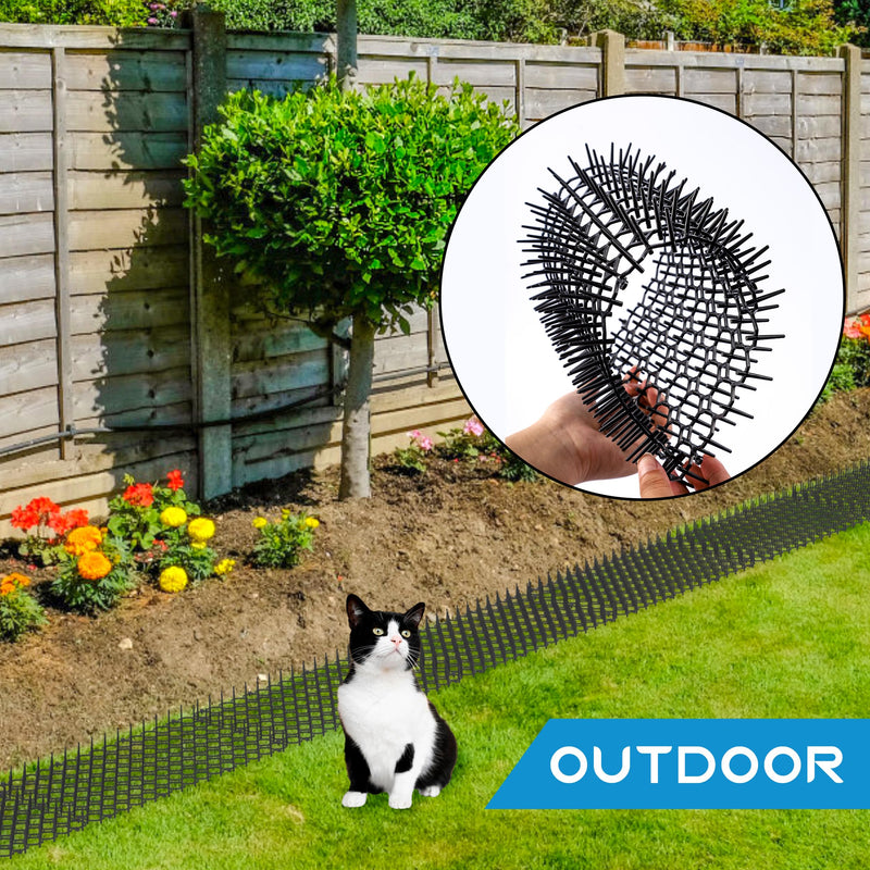 10 Pack 16 x 8 Inch Scat Mat for Cats with Strips Digging Stopper Repellent Spike Mat 10 Pack - PawsPlanet Australia