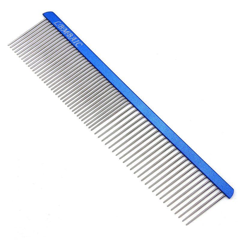 Slicker Brush For Dogs Fluffy with Extral Long Pin and 7.5inches Wide Tooth Metal Grooming Comb - PawsPlanet Australia