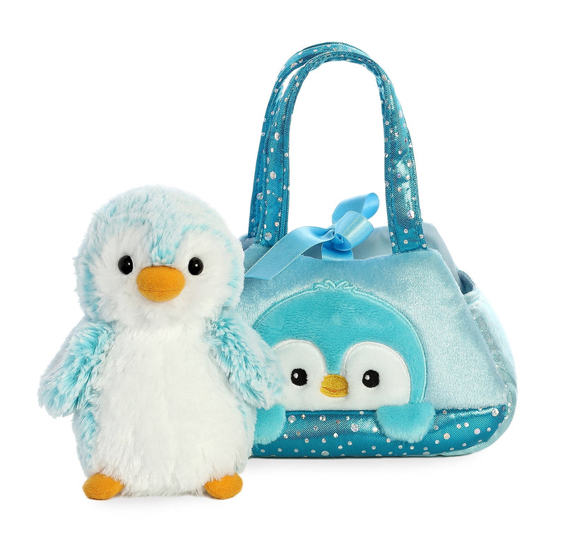 Aurora - Pet Carrier - 7" Pom Pom Blue Carrier - PawsPlanet Australia